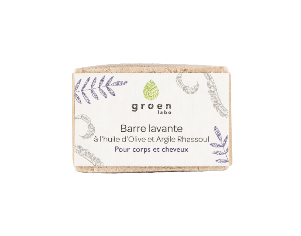 Barres corps et cheveux Huile d'Olive et Argile Rhassoul