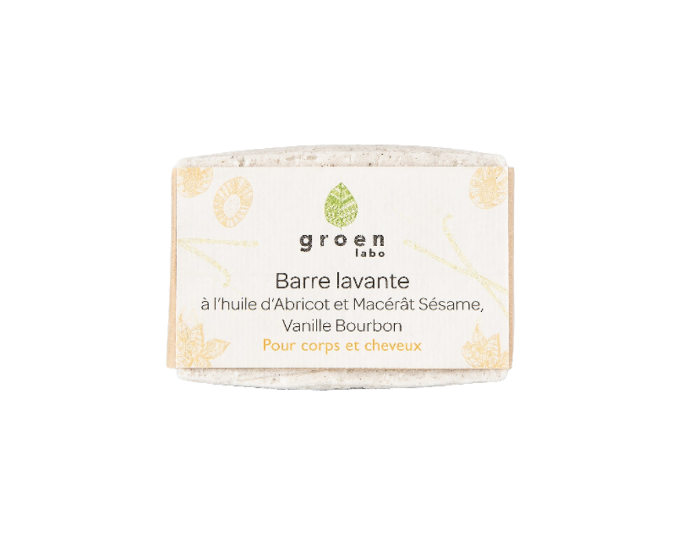 Barres corps et cheveux Huile d'Abricot et Vanille Bourbon
