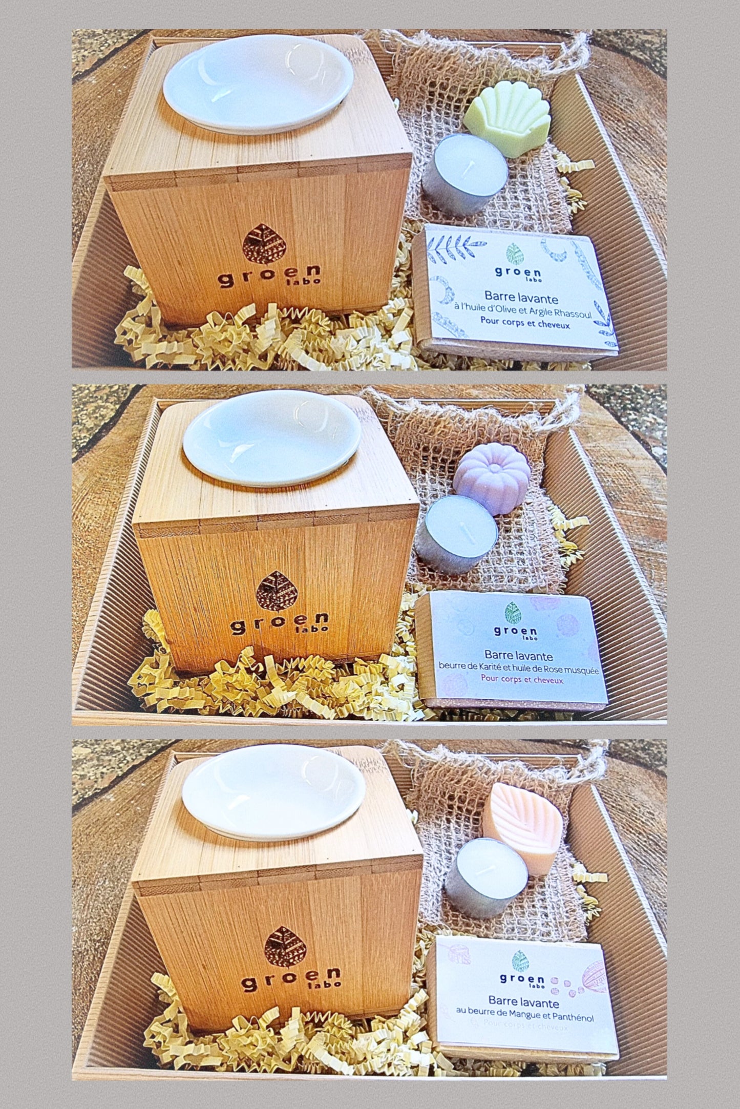 Panier brûleur, fondants et savon